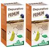 PRIMUM DEPURATIVO Concentrato Gusto Prugna 2x250 ml