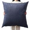 ZZDZW Copri Federe Cuscini 80x80,Copricuscino 70x70 Divano, Federa Cuscino con Cerniera,Moderne Per Camera Da Letto Divano Decorativo Lavabile Fodere Per Cuscino(Color:Black Blue,Size:70x70 cm (1PC))