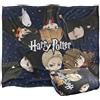 LOGOVISION Harry Potter Anime All Around Coperta super morbida al tatto setoso - 152 x 127 cm