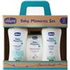 ARTSANA Chicco Baby Moments Set Cofanetto Bagno Corpo + Shampoo + Acqua di Colonia