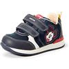 Geox B Rishon Boy B, Primi Passi Bimbo 0-24, Blu/Bianco (Navy/White), 18 EU