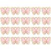 QUARKZMAN 40Pz Ciondoli A Forma Di Farfalla 12.8x10.5mm Rosa | Mini Ciondoli Placcati In Oro, Fai Da Te Per Bigiotteria Bracciali Collane Orecchini Portachiavi Artigianato
