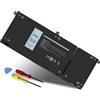 DMKAOLLK Batteria di ricambio 53Wh H5CKD 15V per Dell Inspiron 5400 5406 7405 7300 7306 7500 7506 2 in 1 argento 5300 5301 5401 5402 5408 5409 5501 5501 2 5500 8 5509 Series Latitude 3410 3510 Vostro 5300 5301
