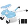 BugyKido Pedana Passeggino Universale Blu Cielo, Buggy board per Bambini 2-6 Anni (25KG), Adatta al 99% dei Passeggini, Montaggio Facile, Ideale per Famiglie con Due Bambini