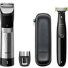 Philips 9000 Prestige Taglia Mento con Clip Lunga 1 Pezzo e OneBlade (modello BT9810/90)
