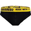 DSQUARED2 Slip Dsquared. NEROGIALLO Nero XL