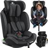 KIDIZ® Seggiolino auto per bambini Seggiolino per bambini | Seggiolino auto Guscio con sedile | 9 kg - 36 kg 1-12 anni | gruppo 1-2 -3 | universale | Classic Con Isofix