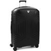 RONCATO YPSILON 4.0 Trolley Rigido Grande 78 cm, espandibile con zip, 4 ruote - Nero