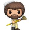 FUNKO POP TV BOB ROSS WITH PAINTBRUSH VINYL FIGURE NEW!