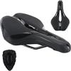 minghaoyuan Sella per Bicicletta Comoda, Sella Bici Comoda, Sellino in Memory Foam Ergonomica Con Copertura Impermeabile Unisex per sella per City Bike Mountain Bike