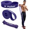 Hulser Fascia di resistenza - 16 fino a 40 kg - 104/208 cm - Fascia di resistenza per allenamento - Elastico elasticizzato - Bande elastiche - Power band resistance band (viola)