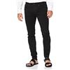 SELECTED HOMME SHNSKINNY-Pete 6104 ST Jeans Skinny, Nero (Black), W36/L32 (Taglia Produttore: 36) Uomo