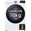 LG ELECTRONICS LG RH18U8AVCW Lavatrice 18 kg Classe A+++ Bianco