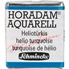 Schmincke - HORADAM® AQUARELL - cappelli da artista, 475 Helioturquoise, 14 475 044, 1/2 godet