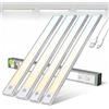 Brendz LED Sottopensile Cucina, Luce Ricaricabile, 4 x 40cm, USB-C, 2200mAh