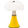 Martinelli Luce - Lampada da tavolo Pipistrello - Giallo - Acciaio inox spazzolato - Designer Gae Aulenti