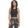 Adidas Canotta Donna Adidas Essentials Ribbed Nero