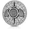 Keller & Weber DND Ruota Dadi Spinner, 7-in-1 Metallici D&D Dadi Dito, Spinner di Dadi a Roulette Spada Alata, Regali di D&D con Scatola Regalo, Accessori per Giochi di Ruolo e Giochi di Società, Argento Scuro