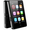 PINHUI 64 G BLettore MP3 Bluetooth 5.3, mp3 lettore bambini musicale portatile con schermo touch screen da 2,8" con registratore vocale, radio FM, contapassi, cartella, supporto scheda Micro SD da 128 GB