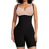 Joyshaper Body Modellante Contenitivo Donna Senza Cuciture Bodysuit Guaina Snellente Body Shaper Pancia Piatta Faja Reductora con Spalline Regolabili, Nero, M