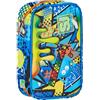 SJ Gang Astuccio Scuola Speed Case, Blu, Sphere Full Boy, Portapenne Mono Scomparto Con Plance Amovibili e Penne, Matite, Colori, Accessori Zaino, Elementari, Medie, Bambino