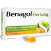 BENAGOL RECKITT BENCKISER H.(IT.) SpA BENAGOL HERBAL GUSTO MIELE 24 PASTIGLIE - Benagol - 983032069