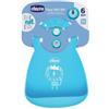 Chicco - Bavaglino Silicone Azzurro Confezione 1 Pezzo - Chicco - 985914389