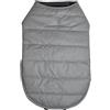 JACK AND VANILLA, Giacca Invernale per Cani, Isolamento Termico, vestibilità ergonomica, comode Tasche, Cappuccio Regolabile, Stile Versatile, Taglia L, Colore Grigio, Modello Expedition