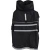 JACK AND VANILLA, Impermeabile Compatto Nero 30 cm, Ideale per attività all'aperto, Resistente all'Acqua, Design Moderno ed Elegante, Perfetto per Quotidiano e Viaggi, Modello Expedition