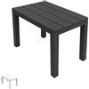 Panca in polipropilene da esterno 60x38,5x45 cm - antracite