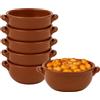 Set 6 Ciotole in terracotta 14x6 cm
