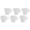 Tazzine caffè bianche in porcellana da 80 ml - 6
