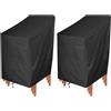 Coperture per sedie da esterno 70x85x110 cm - 2 Coperture