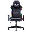 Sedia da gaming reclinabile con LED