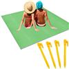 Telo mare antisabbia con picchetti 150x200 cm - verde