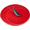 Coperchio girafrittate antiaderente da 32 cm - rosso