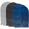Set 6 Custodie porta abiti Vari Colori 137x60 cm