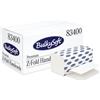 Asciugamani carta piegati a Z da 23,5x24 cm - 1800