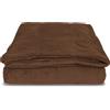 Coperta Plaid morbida 150x200 cm - marrone