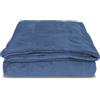 Coperta Plaid morbida 150x200 cm - blu avion
