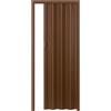 Porta a soffietto in PVC senza serratura 215x84 cm Rovere Venato