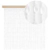 Tenda a perline in PVC per porte e finestre 120x230 cm Trasparente