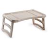 Vassoio da letto plastica da 50x32x22 cm - beige