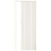 Porta a soffietto in PVC senza serratura 215x84 cm Bianca