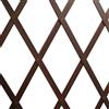 Reticolato per piante rampicanti in PVC 100x200 cm - marrone