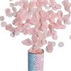 Spara coriandoli maschio o femmina 15 cm Rosa Rivelazione - 3