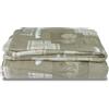 Coperta Flanella 150x200 cm - marrone chiaro con trama