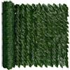 Siepe artificiale per balcone 100x300cm - Edera finta - 6
