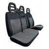 Cora FODERE COPRISEDILI JUMPER DUCATO MOVANO BOXER tess. misto cotone nero