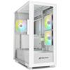 Sharkoon Case Sharkoon Rebel C60 RGB - Mid Tower ATX, pannelli in vetro temperato, 4 ventole da 120mm ARGB incluse, Bianco